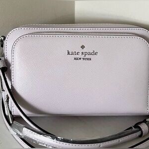 Kate Spade Staci Dual Zip Crossbody Bag in Lilac Moonlight